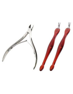 Cortaúñas LUXXII con Empujador de Cutículas - 3 Piezas