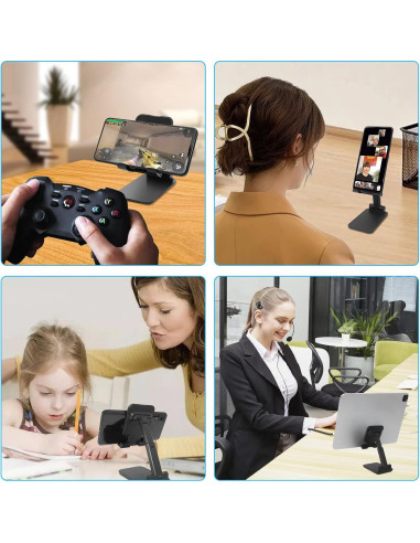 Soporte Plegable para Teléfono Szwilnis 2 Pcs Ajustable