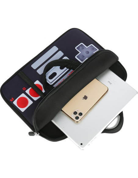 Funda para Laptop HAPLIVES 12" Neopreno con Asa y Bolsillos
