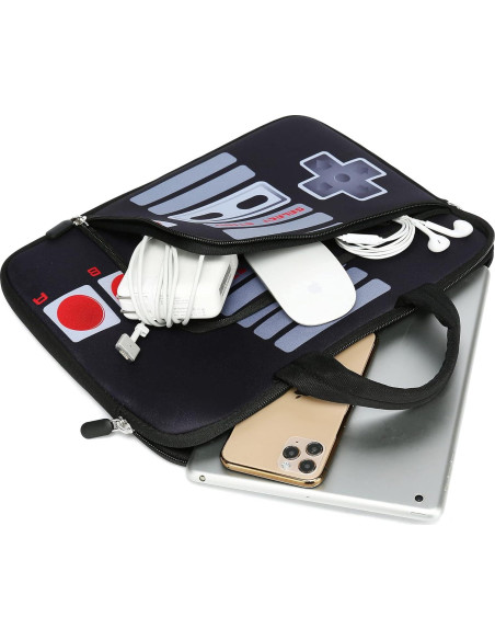 Funda para Laptop HAPLIVES 12" Neopreno con Asa y Bolsillos