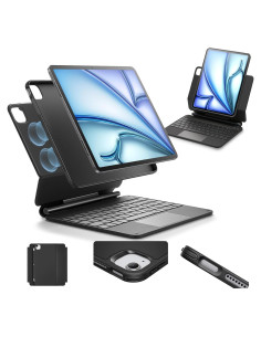 Funda ESR para iPad Air 11" con teclado magnético negro