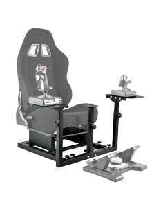 Cabina Simulador de Vuelo Minneer Compatible con Logitech y Thrustmaster