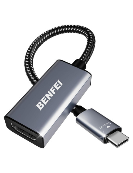 Adaptador BENFEI USB-C a HDMI 4K 60Hz Compatible iPhone 15
