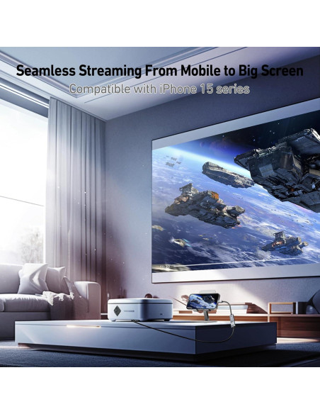 Adaptador BENFEI USB-C a HDMI 4K 60Hz Compatible iPhone 15