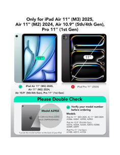 Funda ESR para iPad Air 11" M3/M2 2024/2025, magnética 2