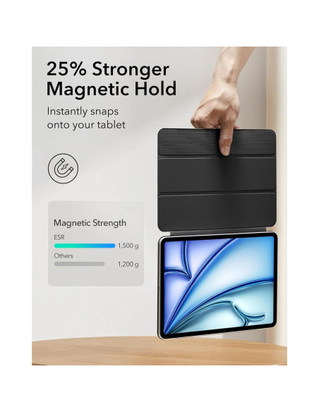 Funda ESR para iPad Air 11" M3/M2 2024/2025, magnética