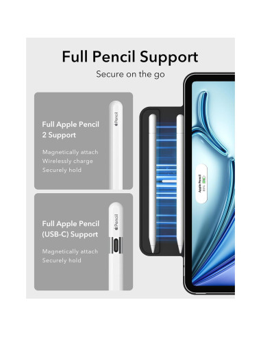 Funda ESR para iPad Air 11" M3/M2 2024/2025, magnética