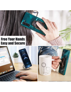 Soporte de Anillo Rimyam Ovalado Negro 360 para Smartphone 2