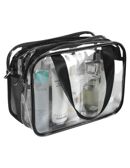 Bolsa de Aseo Transparente Auseibeely Grande Impermeable