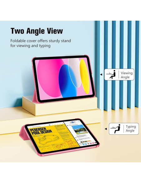 Funda ProCase para iPad 11" y 10.9" Rosa Delgado