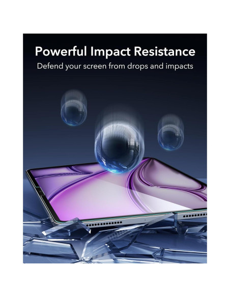 Protector de Pantalla ESR para iPad Air 13" 2 Pack Vidrio Templado