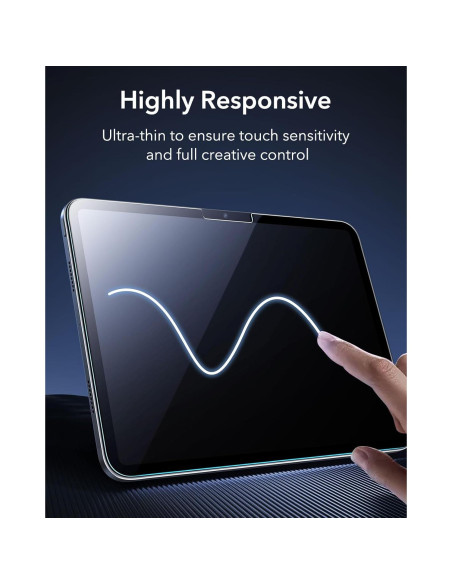 Protector de Pantalla ESR para iPad Air 13" 2 Pack Vidrio Templado