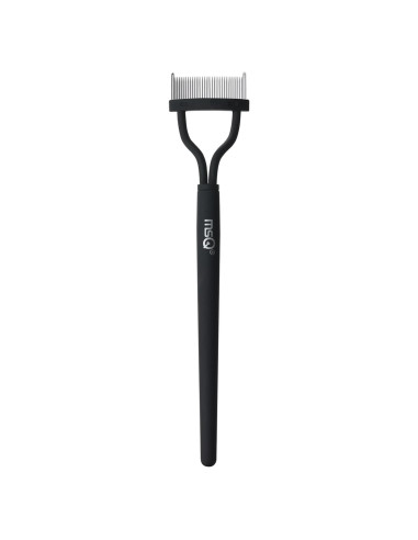 Peina de Pestañas MSQ Separadora de Acero Inoxidable Negra