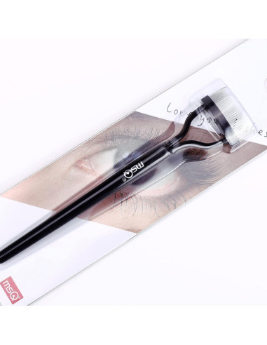 Peina de Pestañas MSQ Separadora de Acero Inoxidable Negra