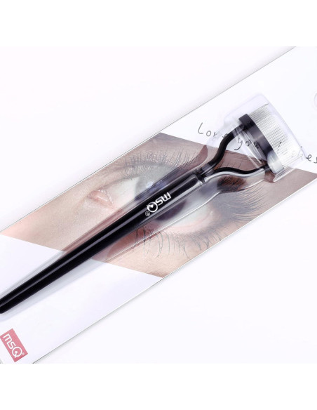 Peina de Pestañas MSQ Separadora de Acero Inoxidable Negra