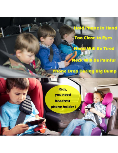 Soporte para Teléfono WELLMETE para Reposacabezas Auto