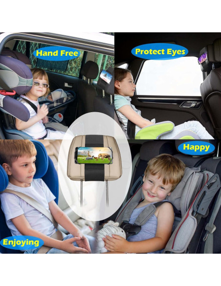 Soporte para Teléfono WELLMETE para Reposacabezas Auto Soporte para Teléfono WELLMETE para Reposacabezas Auto