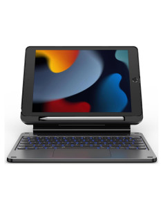 Funda con Teclado Dexnor para iPad 10.2" 9 Gen Negro