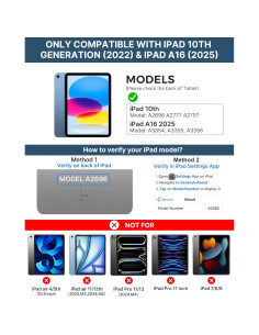 Funda con Teclado Typecase para iPad 10.9" y 11" 2022-2025 2