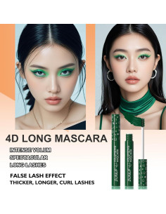 Máscara de Pestañas Wavuketu Verde 29ml Voluminizadora 2