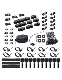 Kit de Gestión de Cables ZIIYAN 163 Piezas Organizador