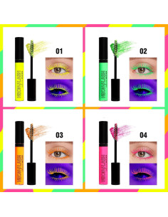 Juego de 6 Máscaras Líquidas Mate Mrettick UV Neón 2