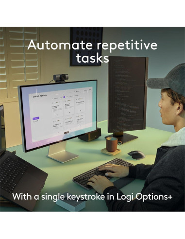 Teclado Inalámbrico Logitech MX Keys S para Mac - Gris Pálido