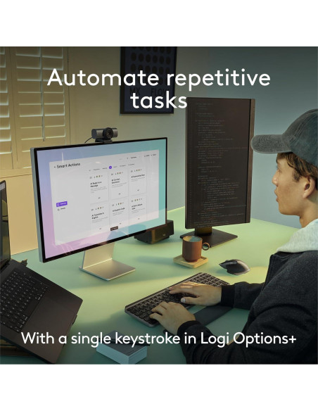 Teclado Inalámbrico Logitech MX Keys S para Mac - Gris Pálido