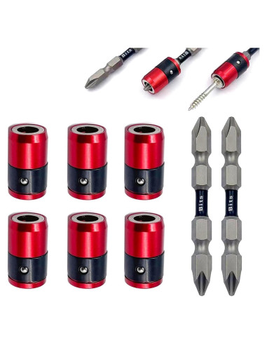 Juego de 6 Soportes Magnéticos JFOGO + 2 Puntas PH2