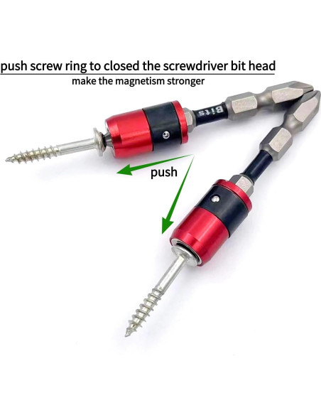Juego de 6 Soportes Magnéticos JFOGO + 2 Puntas PH2