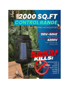 Zapper Eléctrico Tysonir NLZQ-1 para Mosquitos y Moscas 2