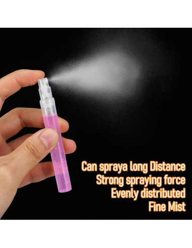 100 Botellas de Spray 5ml MBAIYO Recargables Transparentes