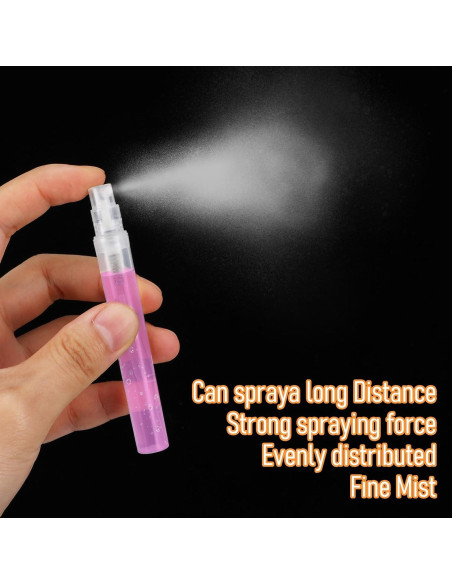 100 Botellas de Spray 5ml MBAIYO Recargables Transparentes