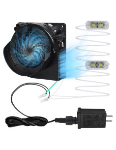 Soplador de Aire Wgkhk 1A con 2 Luces LED para Inflables