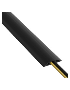 Cubierta de Cable de Suelo D-Line 6 Pies Negra Antideslizante