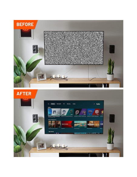 Ocultadores de Cables ECHOGEAR - Paquete de 4 Blancos