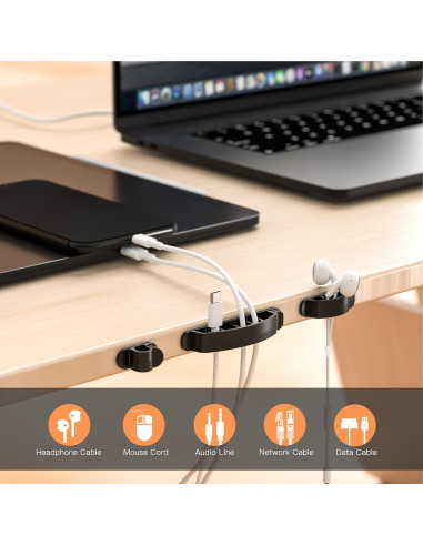 Caja Organizadora de Cables CABLE GARDEN 2 Piezas Negro