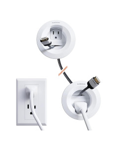 Kit de Gestión de Cables ECHOGEAR - Oculta Cables TV