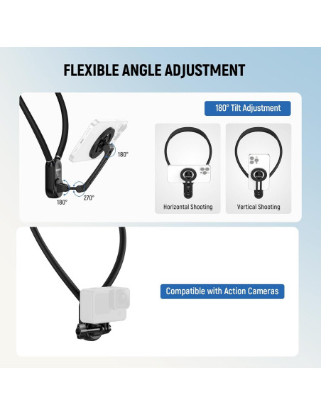 Soporte Magnético para Cuello NEEWER GP16 para Teléfono y Cámara
