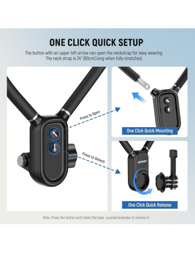 Soporte Magnético para Cuello NEEWER GP16 para Teléfono y Cámara