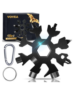 Multiherramienta Copo de Nieve VOVEA 18 en 1 Acero Inoxidable