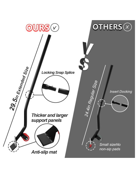 Carretilla de Muebles MYUEA 5 Ruedas 1498 kg con Freno