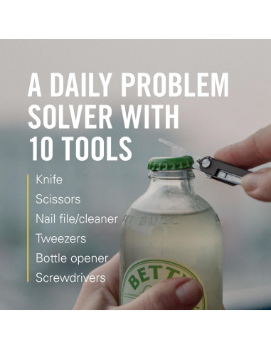 Multi-herramienta LEATHERMAN Micra 10 en 1 Acero Inoxidable