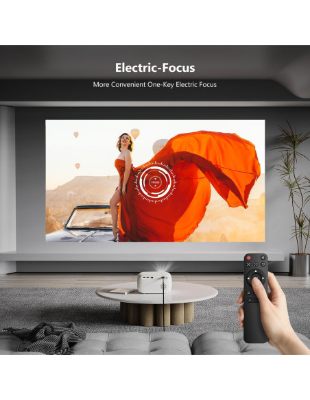 Proyector Mini ALLIWAVA PR550 4K 18000 Lúmenes WiFi