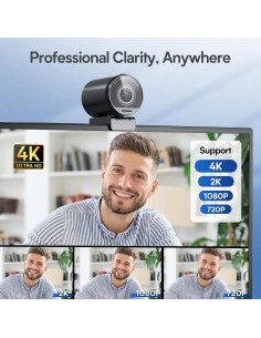 EMEET SmartCam S800 4K Webcam con Doble Autofoco y HDR 2