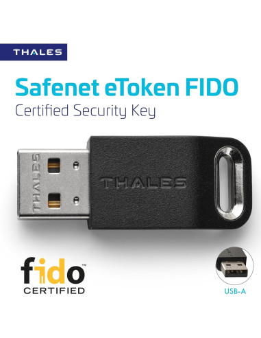 Llave de Seguridad Thales SafeNet eToken FIDO2 USB-A