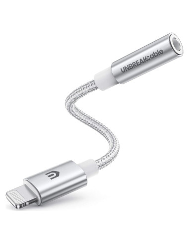 Adaptador de Auriculares UNBREAKcable Lightning a 3.5mm