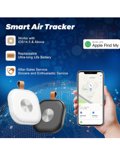 Etiquetas de seguimiento MYYUNIOFF 4 paquetes Bluetooth iOS 2