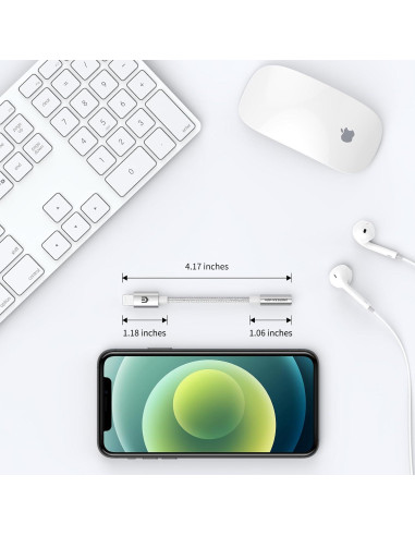 Adaptador de Auriculares UNBREAKcable Lightning a 3.5mm