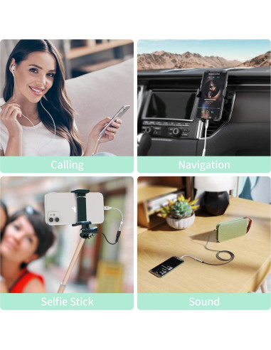 Adaptador de Auriculares UNBREAKcable Lightning a 3.5mm